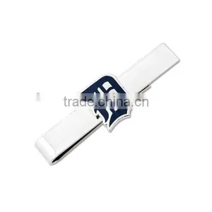 316L Stainless Steel Detroit Tigers Tie Bar thumbnail-1