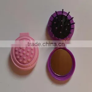 Comb With Mirror 2 in 1 Comb Set,plastic Comb In Mini Pocket Size, Ideal for Traveling Use Portable Hair Plastic Comb thumbnail-6