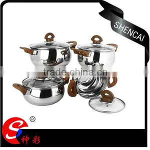 Set of 4pcs Stainless Steel Cookware Set thumbnail-1