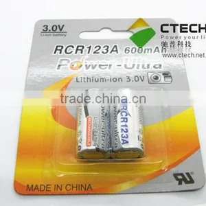 Rcr123a 3v Rechargeable Battery Lithium thumbnail-1