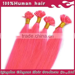 Two Tone Human Virgin Peruvian Flat Tip Hair thumbnail-6