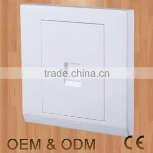 White One Gang Rj11 Tel Socket or Telephone Socket thumbnail-2