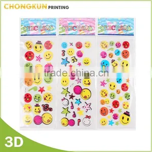 2015 Fashion Customized Toy Gifts 3D Adhesive Puffy Stickers for Kids thumbnail-5