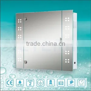 Wall Mounted Corner Bathroom Mirror Cabinet thumbnail-1
