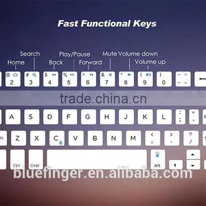 Aluminum Alloy Bluetooth Mini Folding Wireless Keyboard for Laptop and Mobile Phones thumbnail-5
