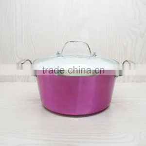 Aluminum Metallic Coating Fry Pan Set Cast Steel Handle Magic Pan thumbnail-2