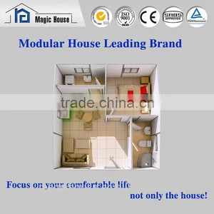 Factories Modern Luxury Export Low Cost Best Price Steel Small Modular One Bedroom Prefab House Supplier's Choice thumbnail-3