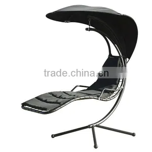 Hot Selling KD Design Metal Stand Helicopter Canopy Outdoor Swingasan Chair thumbnail-5