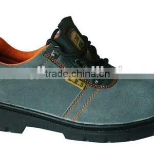 Suede Leather Safety Shoes thumbnail-1