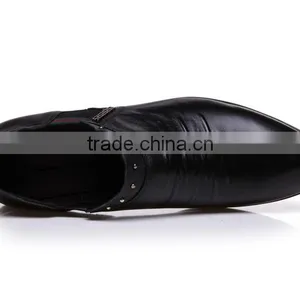 Comfort Easy Wear Sole Slip on Leather Shoes for Men thumbnail-4
