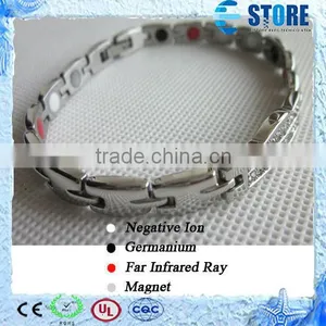 Wholesale Fashion Jewelry Negative Ion Bracelet Bio Element Energy Bracelet High Power Magnetic Bracelet thumbnail-1