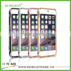 Newest Design Hot Selling Diamond Metal Bumper Phone Case for Samsung G530 thumbnail-1