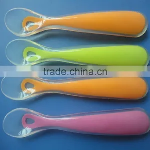 Custom Food Grade Silicone Baby Fork and Spoon Set thumbnail-5