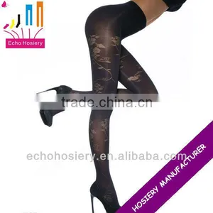 Lady New Sexy Opaque Jacquard Pantyhose Tights thumbnail-1