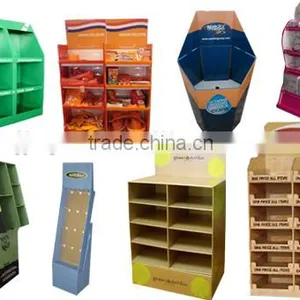 Customized Cardboard/Corrugated Floor Display Stand/Rack Supplier's Choice thumbnail-1