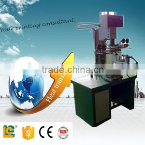 High Quality Pneumatic Heat Transfer Film Printing Machine for Mug Beer Glass TC-250K thumbnail-1