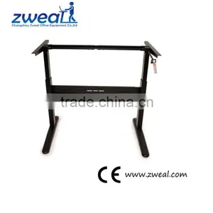 Hand Crank Desk Frame Factory Wholesale thumbnail-1
