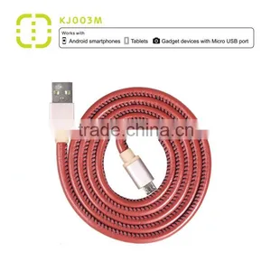 Walnut Mfi Certified Leather Cable for IPhone 6 Plus / 6 / 5S / 5C / 5 thumbnail-3