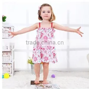 Spring and Summer Skirts Baby Girl Baby Baby Clothes Cotton Printed Dress / European Style Girls Dress Striped Section thumbnail-2