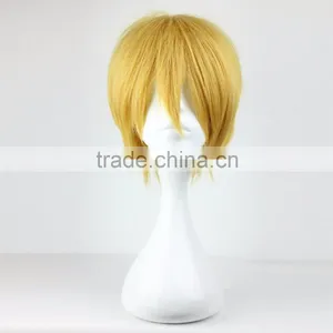 Free Shipping Kuroko no Basuke Kise Ryota 13 Inches Blonde Boy Synthetic Short Cosplay Wig thumbnail-1