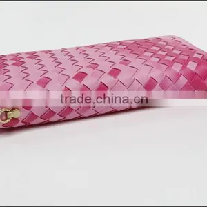 European Style Zipper Designer Beautiful Wallets Metal Chain Purse for Female Lady thumbnail-4