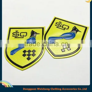Custom Shaped 3D Embossed Silicone Soft PVC Patch thumbnail-1