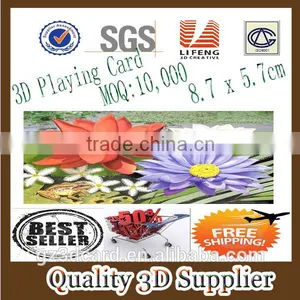 Guangzhou Lifeng High Quality 3d Lenticular Playing Cards, Unique 3d Playing Cards, Amazing Plastic Lenticular Playing Cards thumbnail-1