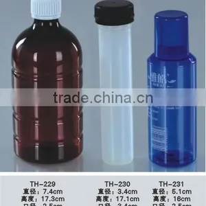High Quality Plastic Liquid Detergent Medicine 500ML Bottle thumbnail-1