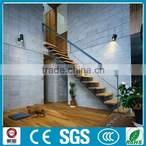 Oak Wood Iron Straight Stair Supplier Used in Door-YUDI thumbnail-1