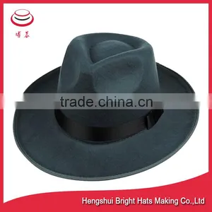 Vintage Wool Felt Fedora Hat thumbnail-1