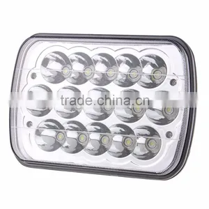 LED 5" x 7" LED Headlight Rectangular Headlamp High/Low Beam for Car off Road Vehicles Trucks Agricultural Mining Equipment thumbnail-3