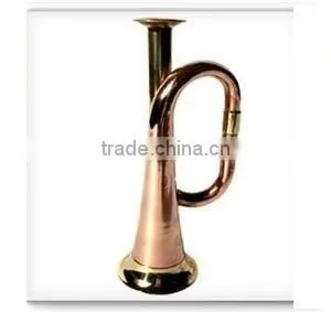 Mini Copper Bugle/musical Instrunent/bugle Instrument thumbnail-1