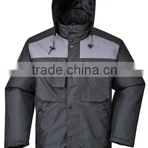 Polyester Oxford Mens Waterproof Winter Parka thumbnail-1