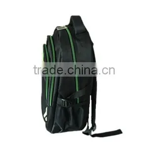 Soft PVC Fabric School / Leisure Backpack With Push Buttom for University Students thumbnail-2