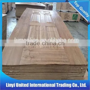 Interior Decoration HDF Melamine Face Molded Door Skin thumbnail-1