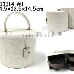 2016 Round Shape Jewlery Box With Lock thumbnail-1