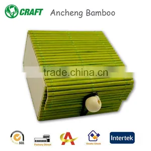 Bamboo Small Packaging Boxes for Jewelry or Ornament Ring thumbnail-1