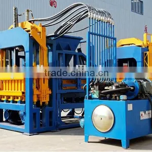 Power Step Vibration Brick Making Machine QT4-15 Hydraulic Block Machine Equipment for the Production thumbnail-5