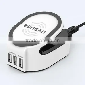 Multifunctional Charger, 3 in 1 QC2.0 Quick Charger Wireless Charger thumbnail-2
