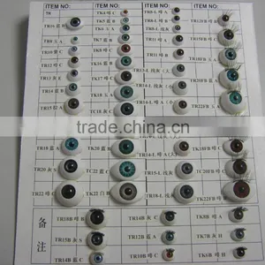 Half Round Plastic Doll Eyes for 18'' American Girl thumbnail-2