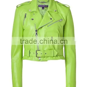 Soft Milled Leather Motorbike Jacket thumbnail-1