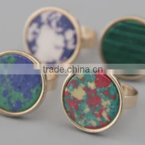 Cheap Colorful Alloy Rings With the Different Shape thumbnail-2