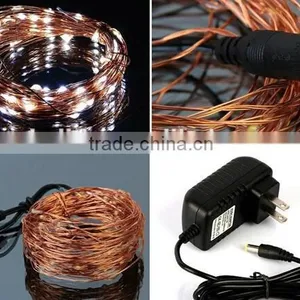 20Ft Copper Wire With 120 LEDs Starry Pendant Lights For Festival Decorating thumbnail-3