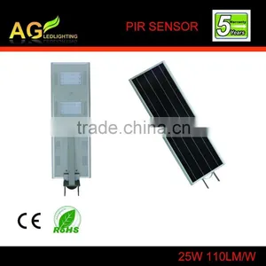 25W Energy Saving All in One Solar Street Lamp thumbnail-1