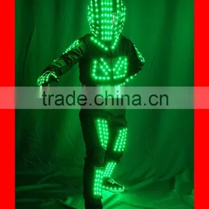 TC-067 Hip Hop Dance Apparel, LED Rope Light-up Costume, LED Tron Costume thumbnail-3