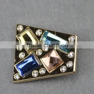 Metal Alloy Brooch Fancy Colorful Blooming Flower Brooch Pin thumbnail-1