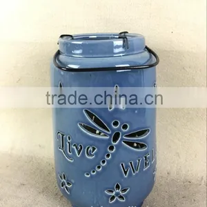 Ceramic Pierced Lantern thumbnail-3