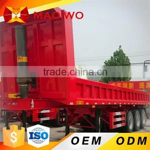 Tri-axle Chassis Small Jack Container Tipping Trailer for Sale thumbnail-1
