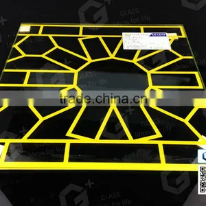 Decorative Ceramic Silkscreen Glass Tempered Glass thumbnail-1