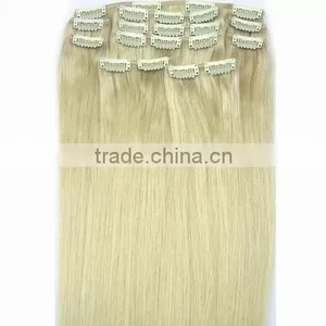 Wholesale High Quality Mongolia Hair Remy Hair Human Remy Hair Clip In Hair Extension thumbnail-1